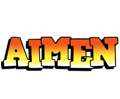 Aimen sunset logo