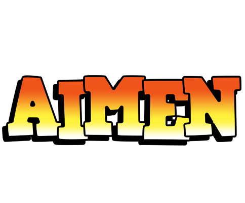 Aimen sunset logo