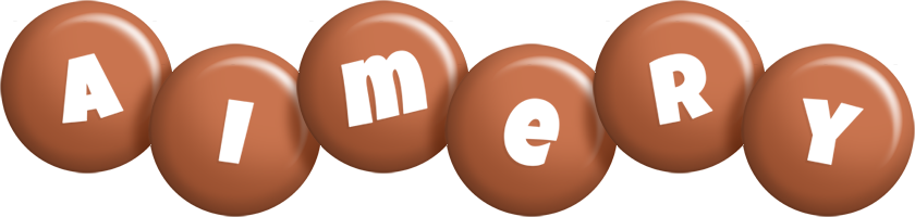 Aimery candy-brown logo