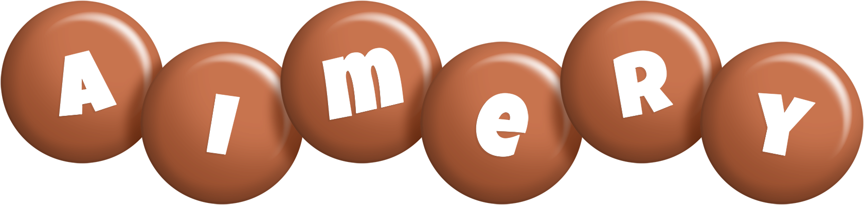 Aimery candy-brown logo