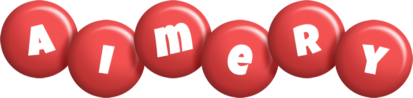 Aimery candy-red logo