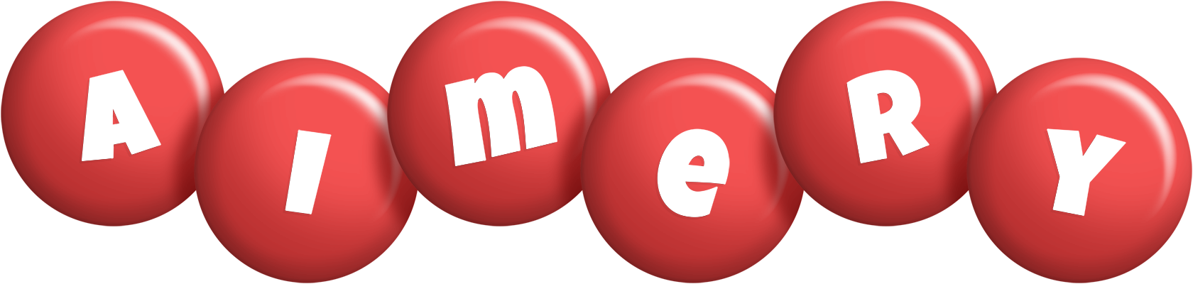 Aimery candy-red logo