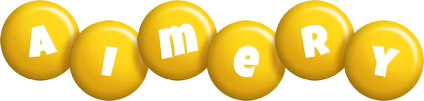 Aimery candy-yellow logo