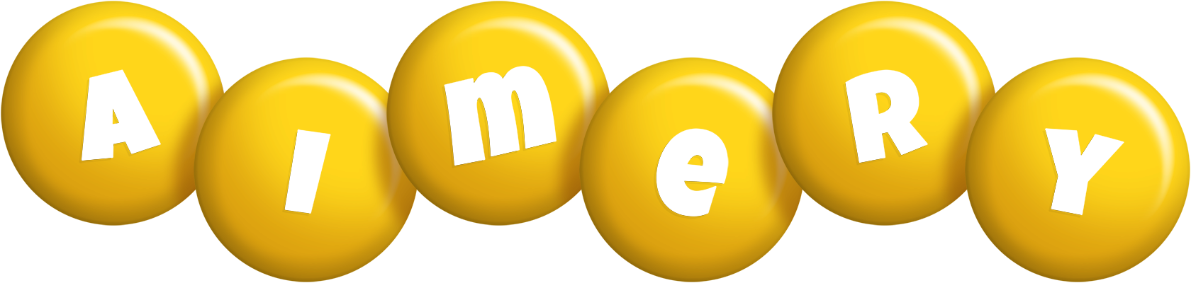 Aimery candy-yellow logo