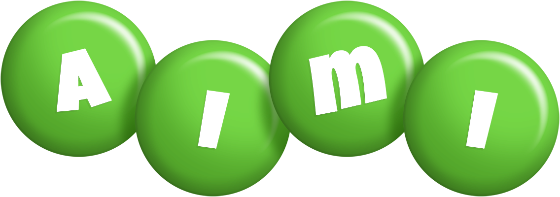 Aimi candy-green logo