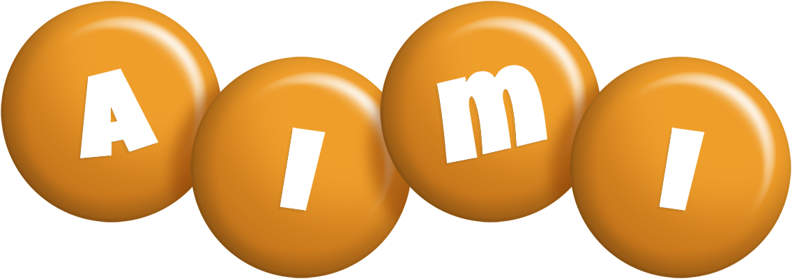 Aimi candy-orange logo