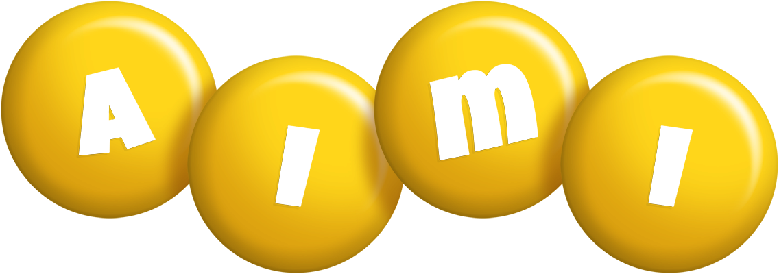 Aimi candy-yellow logo