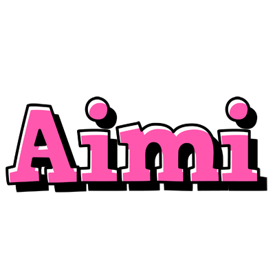 Aimi girlish logo
