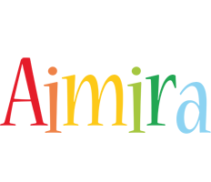Aimira birthday logo