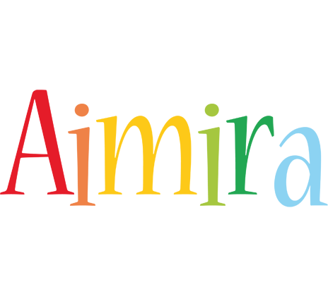 Aimira birthday logo