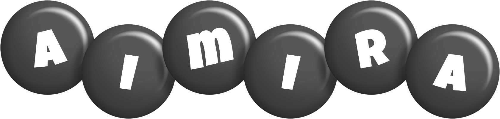 Aimira candy-black logo
