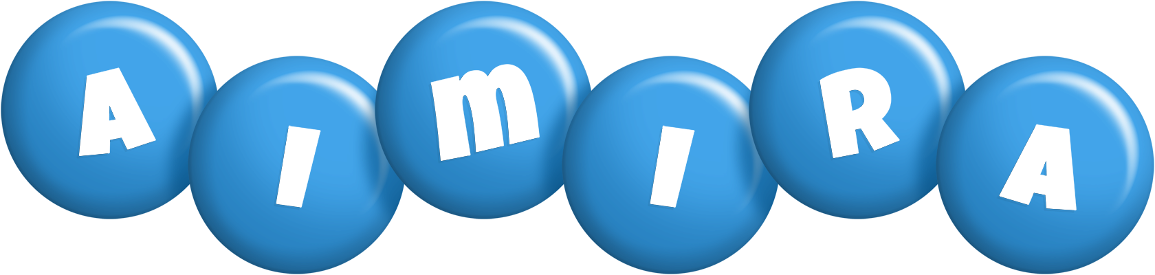 Aimira candy-blue logo