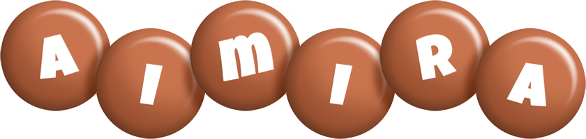 Aimira candy-brown logo