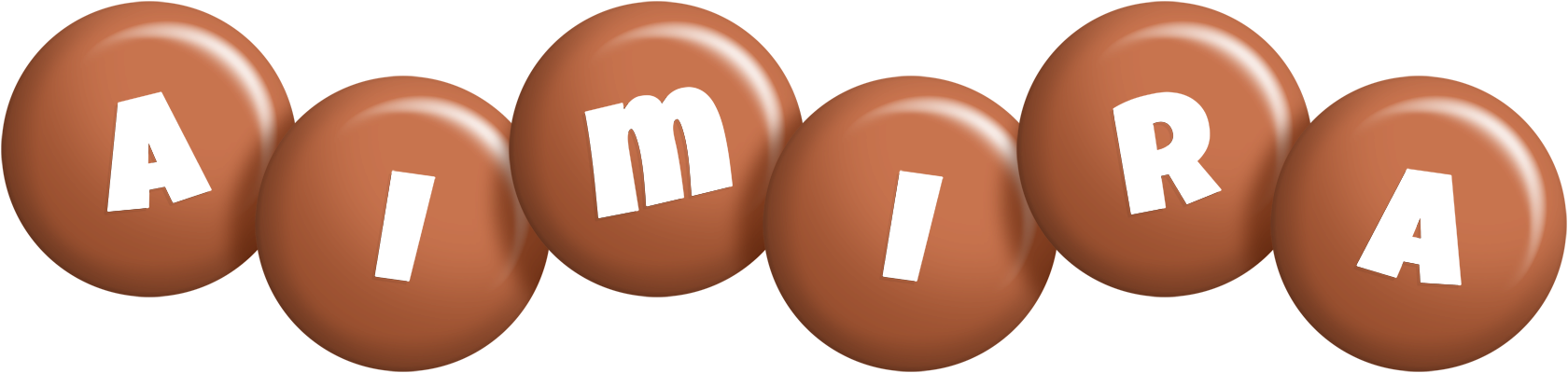 Aimira candy-brown logo