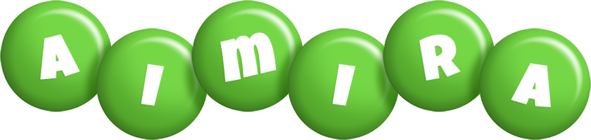 Aimira candy-green logo