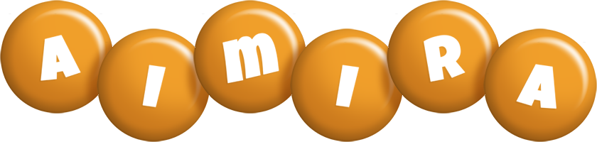 Aimira candy-orange logo