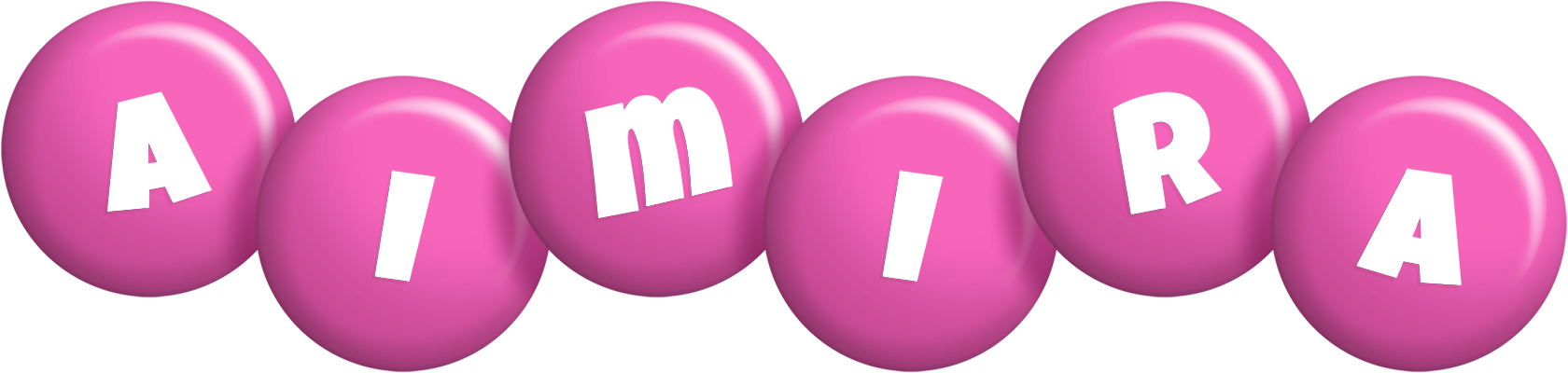 Aimira candy-pink logo