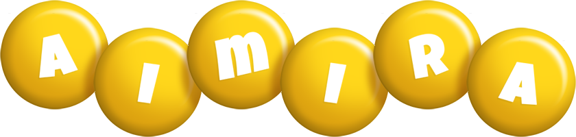 Aimira candy-yellow logo