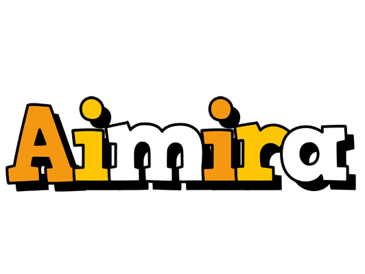 Aimira cartoon logo