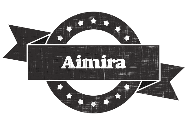 Aimira grunge logo