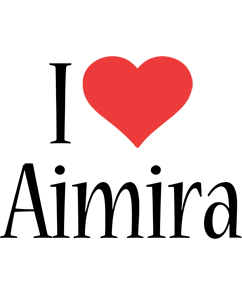 Aimira i-love logo