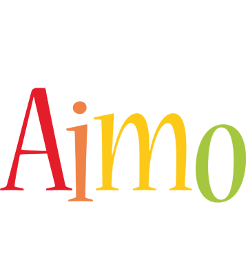 Aimo birthday logo