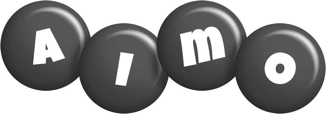 Aimo candy-black logo