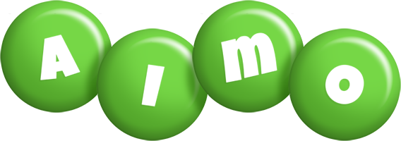 Aimo candy-green logo