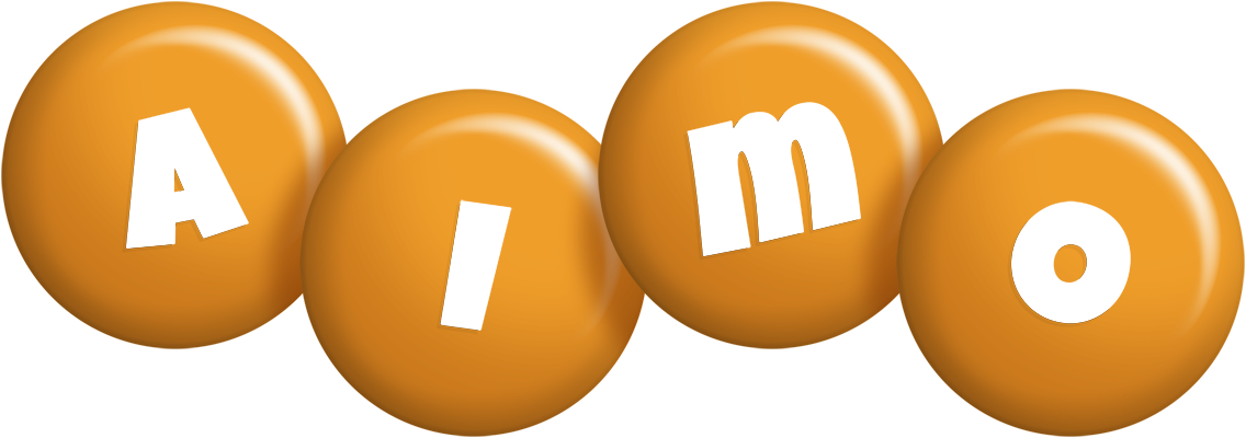 Aimo candy-orange logo