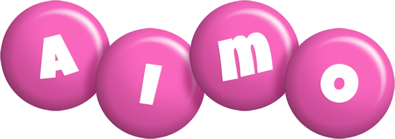 Aimo candy-pink logo