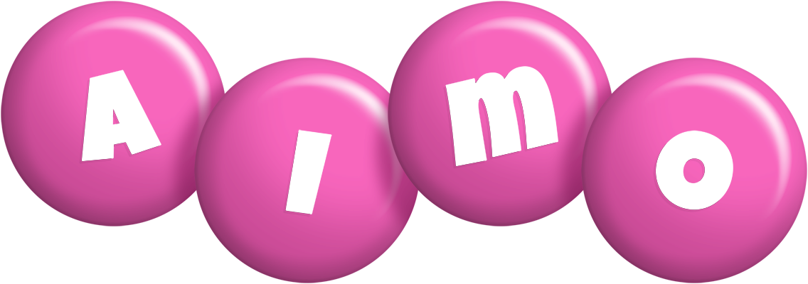 Aimo candy-pink logo