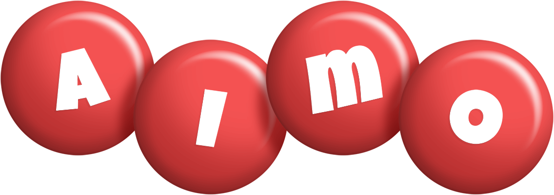 Aimo candy-red logo