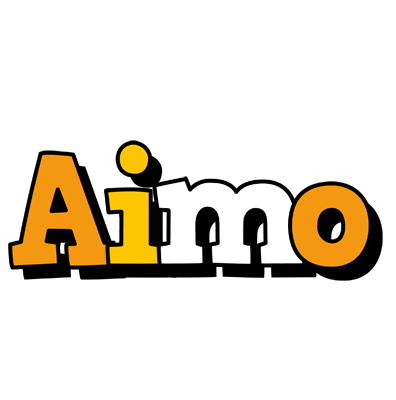 Aimo cartoon logo