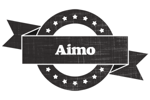 Aimo grunge logo