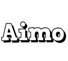 Aimo snowing logo