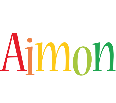 Aimon birthday logo