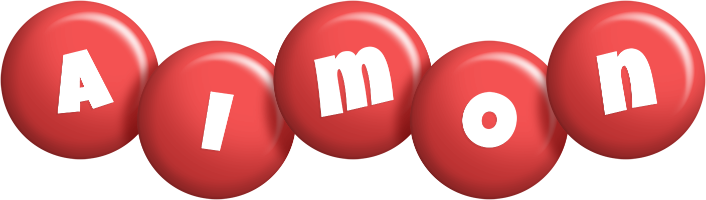 Aimon candy-red logo