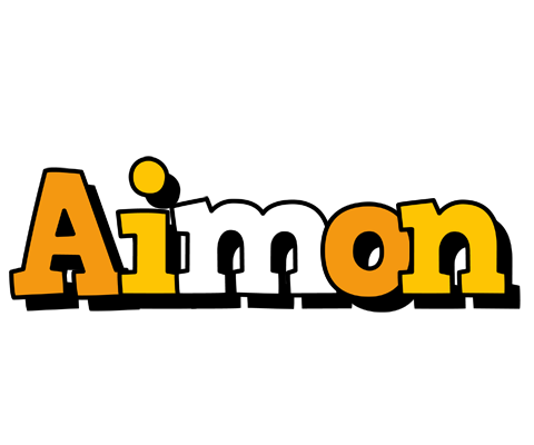Aimon cartoon logo