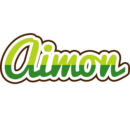 Aimon golfing logo
