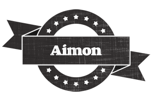 Aimon grunge logo