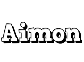 Aimon snowing logo