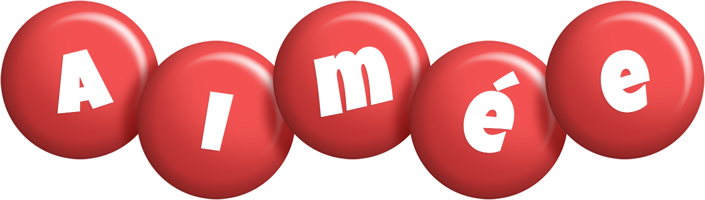 Aimée candy-red logo