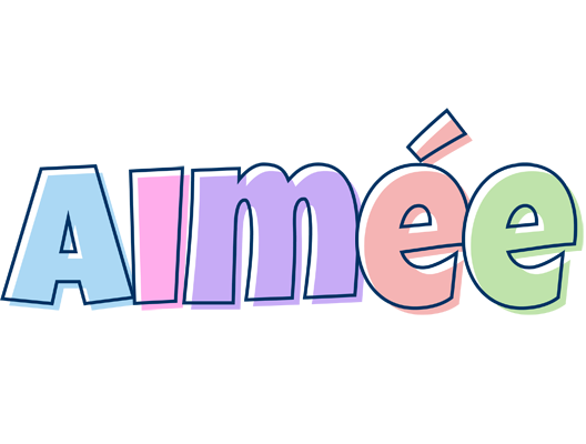 Aimée pastel logo