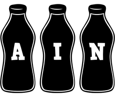 Ain bottle logo