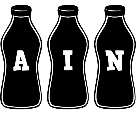 Ain bottle logo