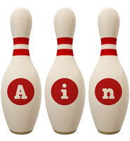 Ain bowling-pin logo