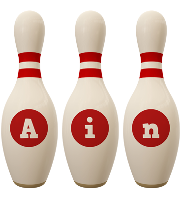 Ain bowling-pin logo