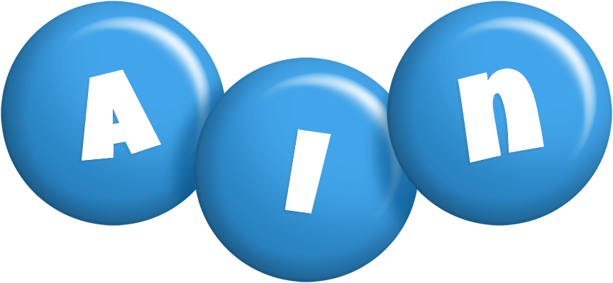 Ain candy-blue logo