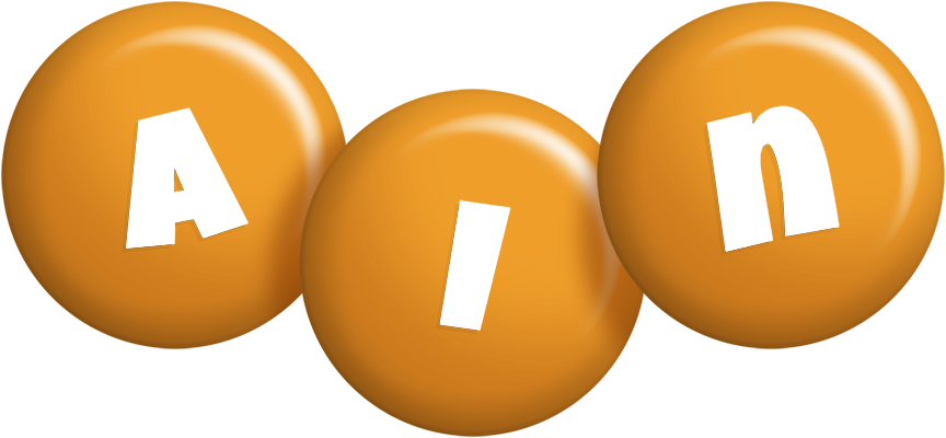 Ain candy-orange logo