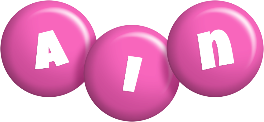 Ain candy-pink logo